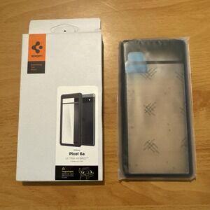 Spigen Google Pixel 6a Phone Case [Ultra Hybrid] Slim Cover Matte Black ACS04478